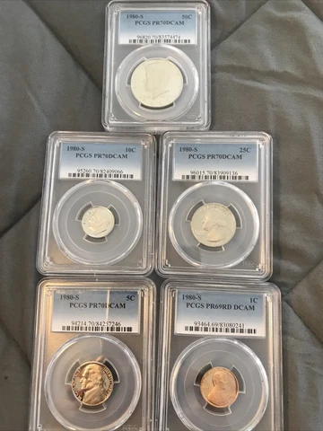 1980 S PCGS Complete Proof Set Registry Set See Photos & Info Cover