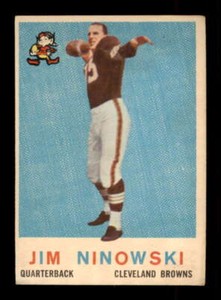 1959 Topps #125 Jim Ninowski G RC Rookie Browns 550455