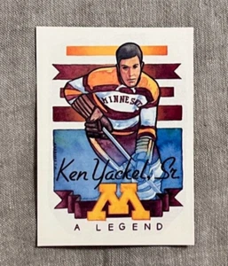 Ken Yackel Sr Minnesota Gophers 1994-95 Super America Legend Hockey Card - Picture 1 of 1