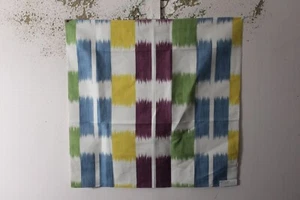 Thibaut, Kasuri, Contemporary Ikat, 26.50" W X 26.50" L, Color Plum and Teal - Picture 1 of 1