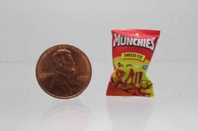 Casa de Muñecas Miniatura Detallada Réplica Munchies Snack Mezcla Queso Fix Bag HR54222 Foto 1 de 1