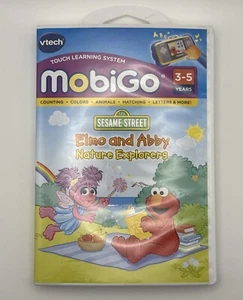 Vtech MobiGo Touch Learning System Sesame Street Elmo & Abby Nature Explorers - Picture 1 of 3
