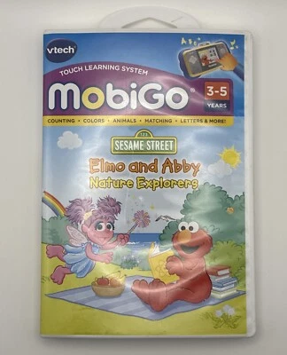 Vtech MobiGo Touch Learning System Sesame Street Elmo & Abby Nature Explorers - Image 1 of 3