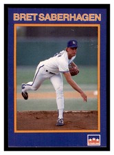 1990 Starline Long John Silver #36 BRET SABERHAGEN Kansas City Royals ~F8JJ