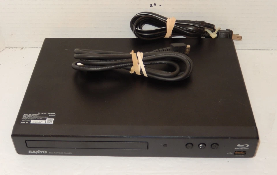 Reproductor de DVD Blu-Ray Sanyo FWBP506FF 1080P *SIN CONTROL REMOTO* Foto 1 de 4