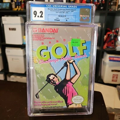 BANDAI Golf: Pebble Beach Challenge NEW Factory SEALED CGC 9.2 A+! - Image 1 of 3