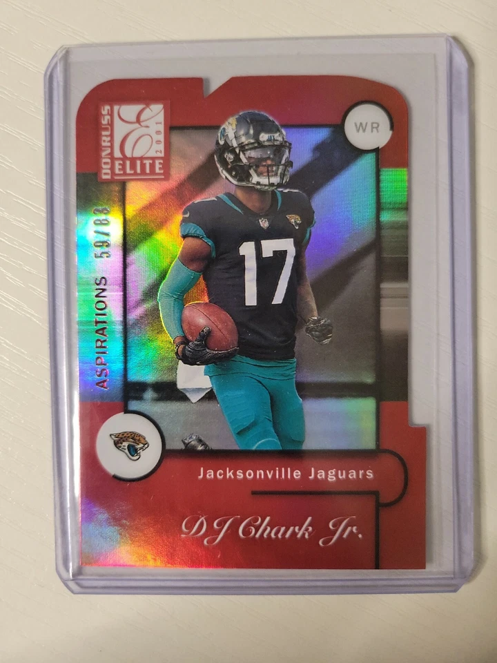 D.J. Chark 2021 Elite 2001 Elite Aspirations Die-Cut SP 59/83 🔥 Lions 🔥 - Image 1 of 2