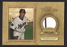 Dontrelle Willis 2007 Topps Turkey Red Game Worn Jersey Card Marlins