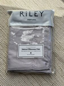 Riley Portugalia 2 standardowe/królowe poszewki na poduszki ostropest sateen