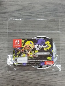 Nintendo Switch Splatoon 3 Sticker Set Exclusive Promo - Bild 1 von 2