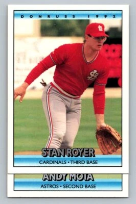 1992 Donruss   #602 Stan Royer  St. Louis Cardinals - Image 1 of 2