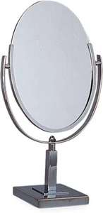 Tilting Mirror Countertop 22" Tall Jewelry Display Make Up Double Sided - Picture 1 of 3