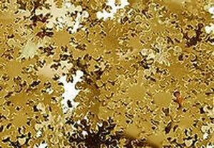 Lentejuelas Copos Doradas 1,3 CM 50G - Imagen 1 de 1