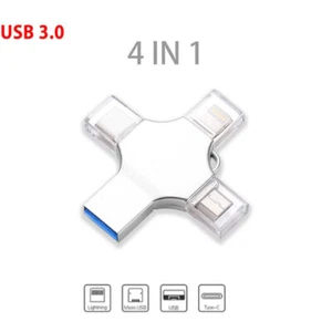 4in1 1TB 256GB USB 3.0 Flash Drive Speicherstick Für iPhone iPad OTG Android PC - Bild 1 von 11
