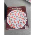 Vintage Thanksgiving American Greetings Holiday Doilies 10/8 inch NEW NOS