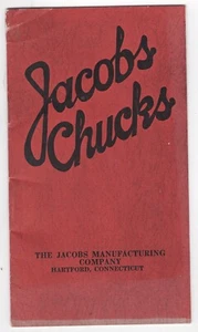 CA 1930 HANDELSKATALOG JACOBS MFG CO SPANNFUTTER WERKZEUGE MASCHINEN 21 PP HARTFORD CT - Bild 1 von 6