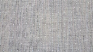 Rabatt Stoff OFFENE WEBUNG VORHANG blau grau erhöhte Streifen - 5 3/4 Yards - Bild 1 von 1