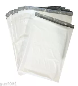 50 19" X 24" WHITE 2.6 MIL POLY MAILERS ENVELOPES BAGS 19"X24" free shipping - Picture 1 of 1