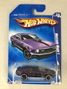 Hot Wheels 2009 Rebel Rides Mustang Mach 1 Purple - Picture 1 of 1