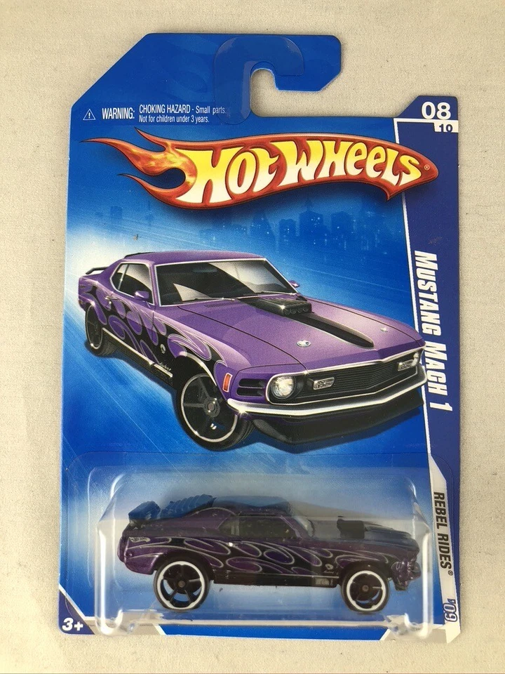 Mustang Mach 1 2009 Rebel Rides púrpura Hot Wheels Foto 1 de 1