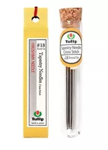 Tulip Needles - Tapestry-Cross-Stitch Needles - Size 18 - 6 Needles - Round Tip - Picture 1 of 3