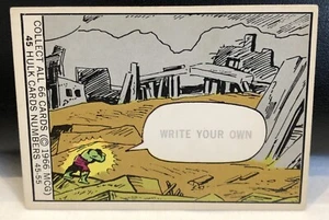 1966 Hulk Donruss Marvel Card #45 Hulk Rookie Card - Picture 1 of 2