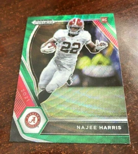 NAJEE HARRIS 2021 Prizm Draft Picks Green Wave Rookie RC 102 PITTSBURGH STEELERS - Photo 1 sur 2