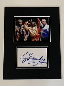 BOXING LEGEND CORY SPINKS signed handsigniertes Passepartout Foto mit Schnitt 11"x14"  - Bild 1 von 2