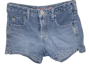 Silver Jeans Co. Women Shorts 26 Blue Denim Distressed - Picture 1 of 4