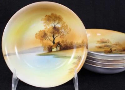 Noritake TREE IN THE MEADOW 5 Fruit Bowls GOOD CONDITION - Image 1 of 4