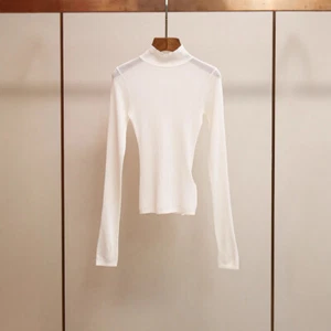 Self-Portrait Women's Spring/Summer New Simple Semi-turtleneck Knitted Sweater - Picture 1 of 19
