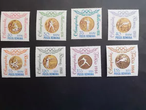 1964 - Romania - Olympic Medals , Mi. 2345 - 2352 MNH - Picture 1 of 1