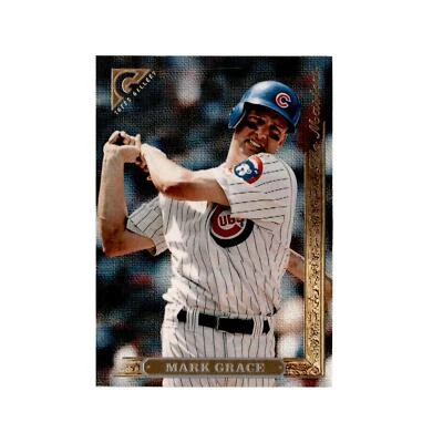 Mark Grace 1996 Topps Gallery #180 Chicago Cubs Baseball Card NM - Image 1 of 3