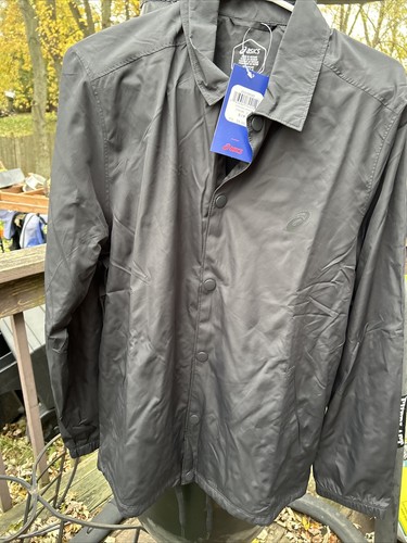 COACH ASICS GIACCA ALLENATORE UOMO taglia small LS 2031B542 nero