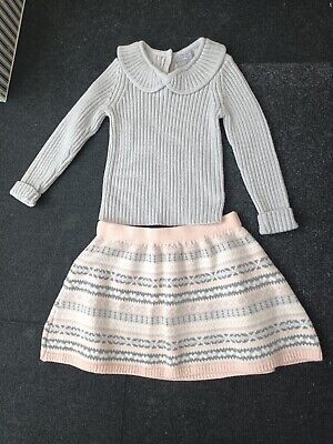  Tahari  Two Piece Skirt /top Set  Sz 2/3 Yrs Pink And Grey New Never Worn • 12.27€