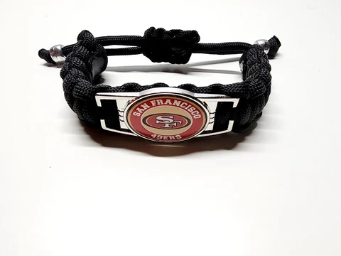 San Francisco 49ers Adjustable Bracelet Sports Fan Shop Apparel Football NFL Cover