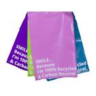 Pink and Coloured Mailing Bags Strong Polythene Postage Plastic Postal Mail Seal