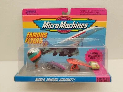 MICRO MACHINES FAMOUS FLYERS limited edition new unopened 1992 collection #6 - Image 1 of 4