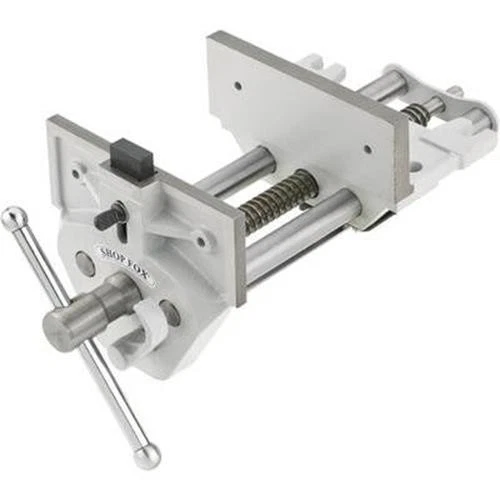 7" Cast Iron Wood Working Woodworking Bench Under Table Vise with Quick Release - Image 1 of 1