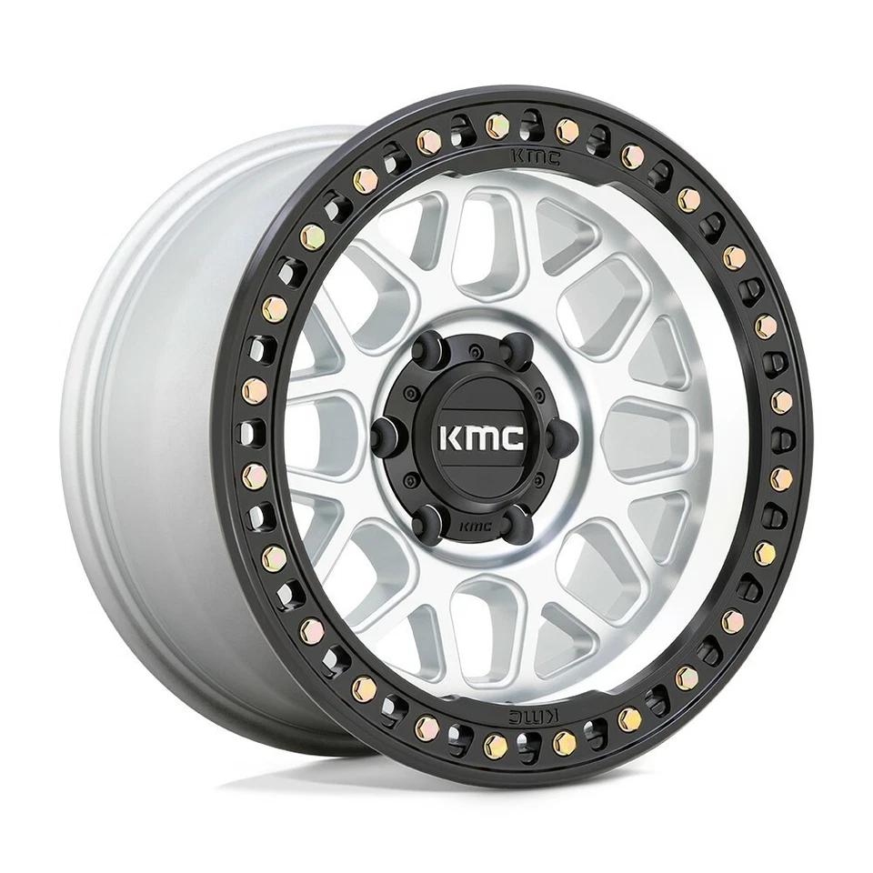 Labio negro satinado mecanizado KMC KM549 GRS 17x8,5 6x135 17" 0 mm para llanta Ford Lincoln Foto 1 de 4