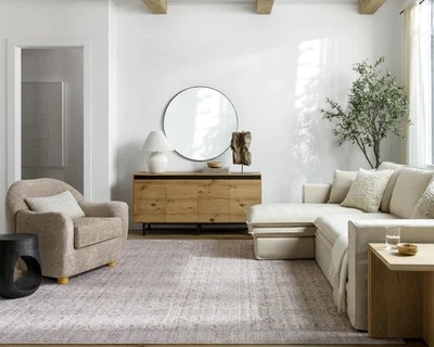 x Nuestra alfombra tradicional actualizada PNW Home Spokane, 2'6" x 7'3", gris claro Foto 1 de 4