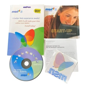 MSN 8 Installation CD X09-01625 Microsoft It's Better With the Butterfly Sticker - Picture 1 of 5