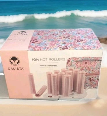 Calista Ion Hot Roller 1” de largo - Juego de 12 piezas con bolsa de viaje QVC”  Foto 1 de 4