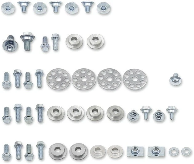 Kit de sujetador de plástico completo de pernos para Kawasaki KX250 2 tiempos/KX125 1998-2002 Foto 1 de 1