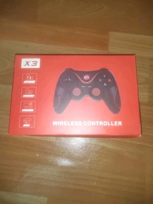 Wireless Game Controller X3 Bluetooth Joystick Gamepad With Bracket(Black Color) - Image 1 of 4