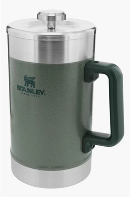Stanley Classic 48 oz Stainless Steel Vacuum French Press - Hammertone Green - Image 1 of 3