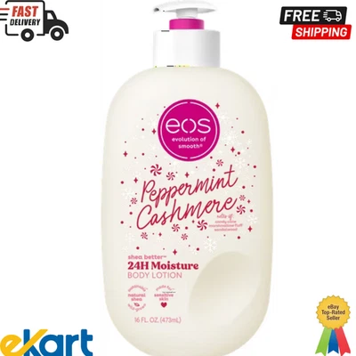 eos Shea Better 24H Moisture Body Lotion, Peppermint Cashmere, 16 fl oz - Image 1 of 3