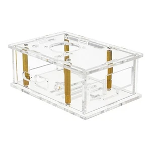 Acrylic Shell Box Vented Enclosure Case For PI 4A Offering Clearly View - Afbeelding 1 van 8