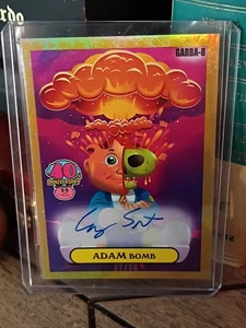 Garbage Pail Kids Adam Bomb 40th Anniversary Fool's Gold 07/50 Corey Smith Auto  - Picture 1 of 3