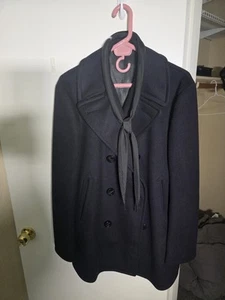 Vintage Military Navy Peacoat Gr. 42R mit Bindeband - Bild 1 von 11